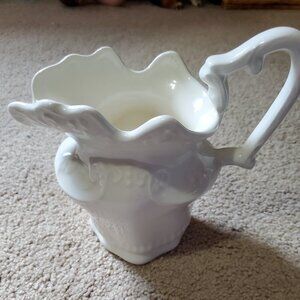Vintage Arnels White Pitcher or Vase